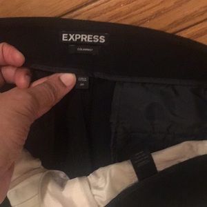 Express Pants - Express: two tone zip front trouser Express Pants - Express: two tone zip front trouser